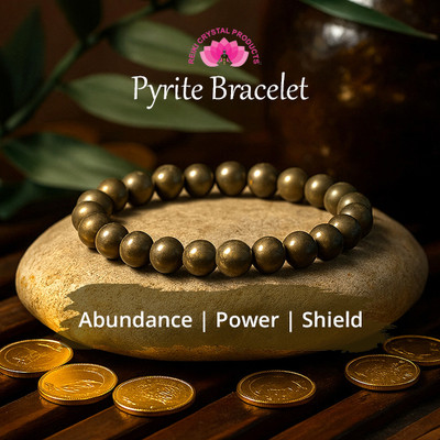 REIKI CRYSTAL PRODUCTS Pyrite, Stone, Crystal Beads, Crystal Bracelet