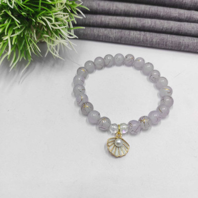 SHIVAY FASHION HUB Alloy Pearl Gold-plated Bracelet