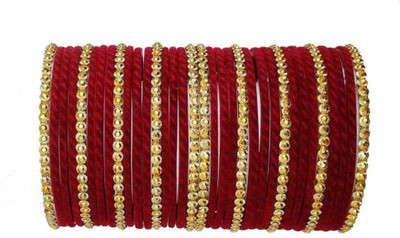 DURGANSH Glass Bangle Set(Pack of 34)