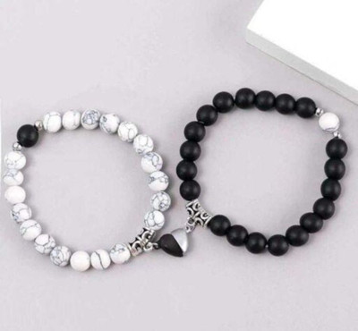 P. R. PRINTS Plastic Sterling Silver Bangle(Pack of 2)