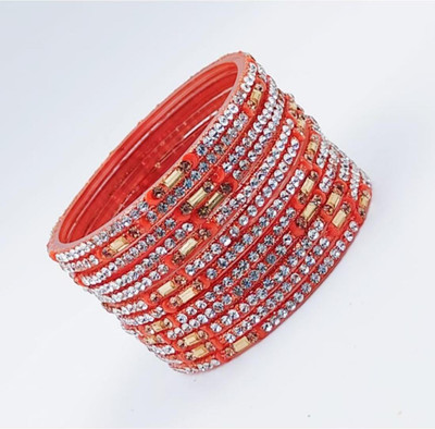 HouseOfCommon Glass Bangle Set(Pack of 12)