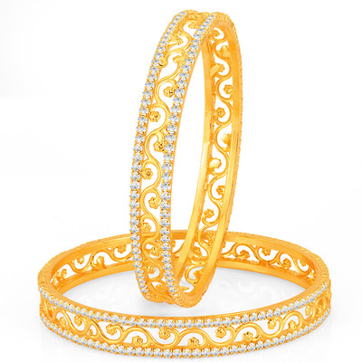 Sukkhi Alloy Gold-plated Bangle Set(Pack of 2)