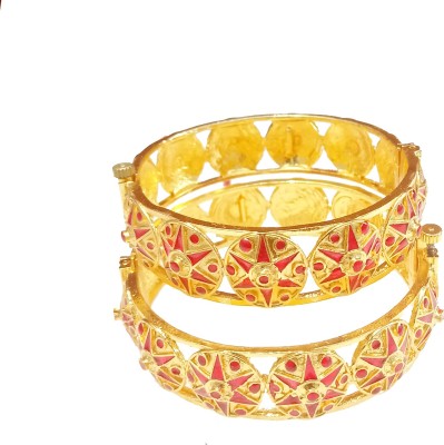 balaji gold Copper Gold-plated Bangle Set(Pack of 2)