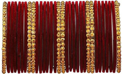 Jay Enterprises Glass Bangle Set(Pack of 32)