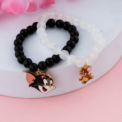 JS Enterprises Crystal Bracelet Set(Pack of 2)