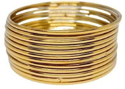 haimas Alloy Gold-plated Bangle Set(Pack of 12)