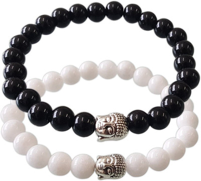 Malas Collection Stone Beads Bracelet Set(Pack of 2)