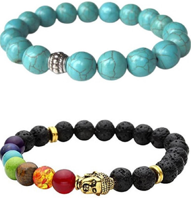 EPSAA Metal, Stone Bracelet(Pack of 2)