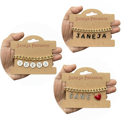 JANEJA Metal, Alloy Opal Silver, Gold-plated Charm Bracelet