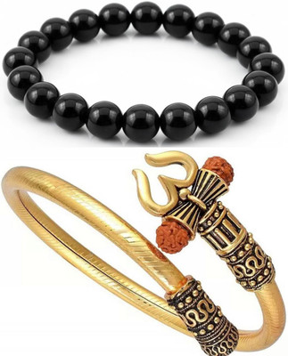 IKONKARR Brass, Crystal, Dori Bracelet(Pack of 2)