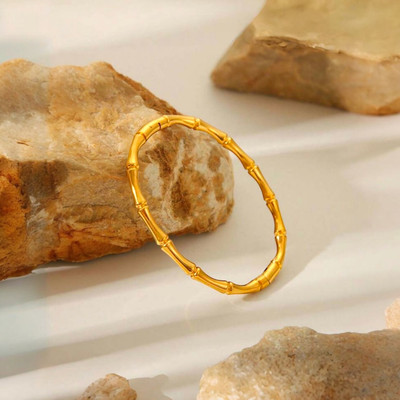 ADF Stainless Steel Gold-plated Bracelet
