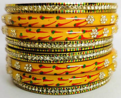 Ladiesstop Lac Bangle Set(Pack of 8)
