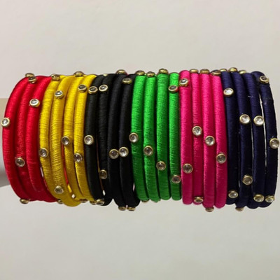 Hanya Plastic Bangle Set(Pack of 24)