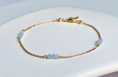 zenley Alloy Crystal Gold-plated Bracelet