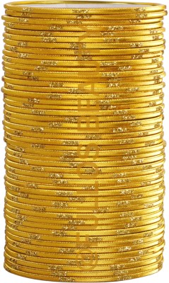 Fullos Beauty Metal, Alloy Bangle Set(Pack of 10)