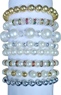KHUSHA CREATIONS Plastic Bracelet Set(Pack of 8)