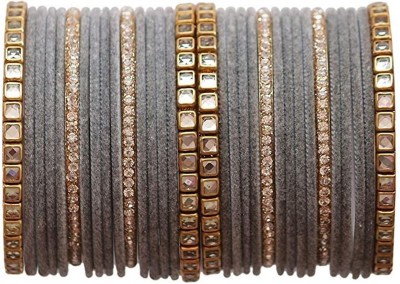 T4 JEWELS Brass, Alloy Gold-plated Bangle Set(Pack of 32)