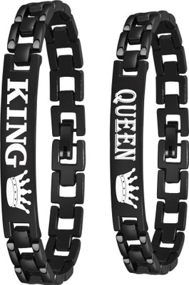 SUBERA Alloy Titanium Bracelet Set(Pack of 2)