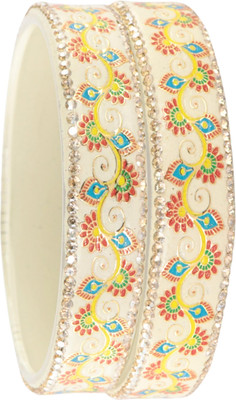 ZULKA Glass Zircon Kada(Pack of 2)