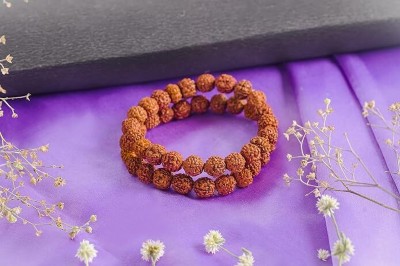 mahakal Rudraksha Beads Bracelet(Pack of 2)