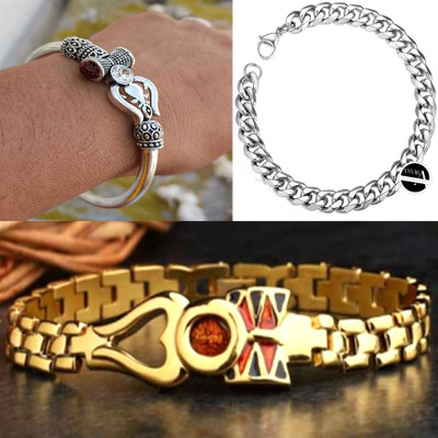 ANVIKA Alloy Kada(Pack of 3)