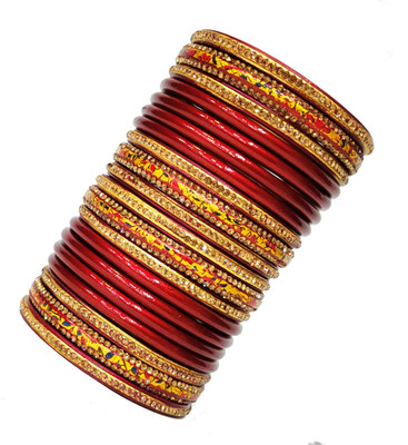 Lahthi Wala Lac Bangle Set(Pack of 20)