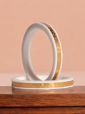 SUNISKA Plastic Gold-plated Shakha Pola(Pack of 2)