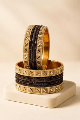 Eennu Alloy Bangle Set(Pack of 10)