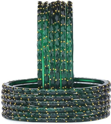 MADHAV ENTERPRISES Glass Bangle Set(Pack of 10)