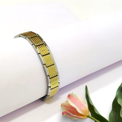 Bracotive Stainless Steel Gold-plated Bracelet