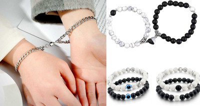 P R Production Brass Charm Bracelet(Pack of 2)