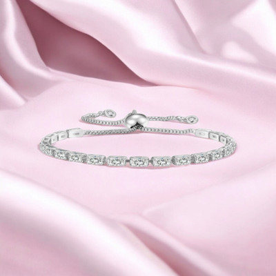 Nilu's Collection Copper Cubic Zirconia Gold-plated Bracelet
