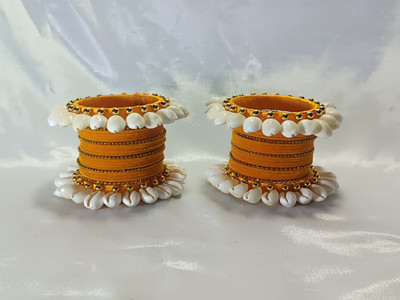 Neeraj Craft Fabric Bangle Set(Pack of 10)