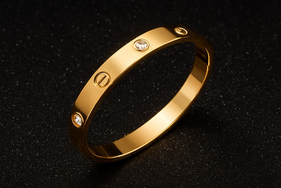 NAKSH Stainless Steel Copper Kada