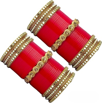 BATUKNATH Plastic Beads, Zircon Chudas(Pack of 2)