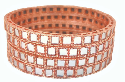V FASHION JEWELLERY Alloy Copper Bangle Set(Pack of 4)