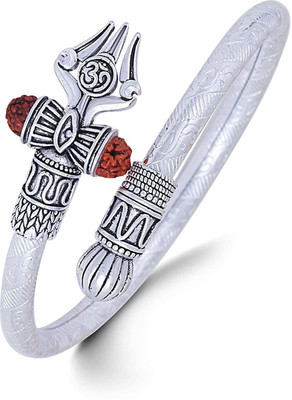 Veediic Hind Brass Silver Kada