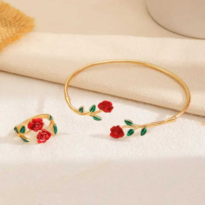 GloAww Stainless Steel Bangle Set