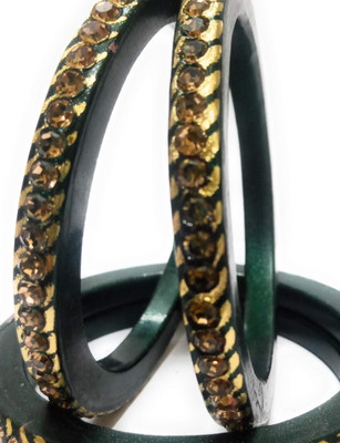 KB Corner Lac Zircon Bangle Set(Pack of 4)