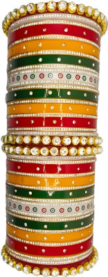 AMCM Plastic Cubic Zirconia Bangle Set