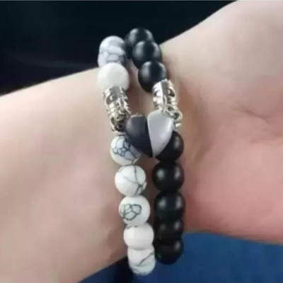 HouseOfCommon Crystal Crystal Bracelet Set(Pack of 2)