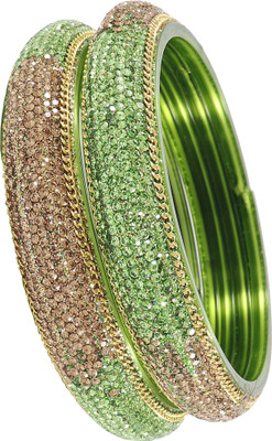 ZULKA Glass Zircon Kada(Pack of 2)