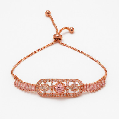 AA COLLECTION Alloy Diamond Gold-plated Bracelet