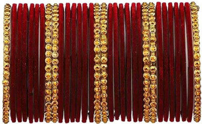 ARENTERPRISES Glass Bangle Set(Pack of 32)