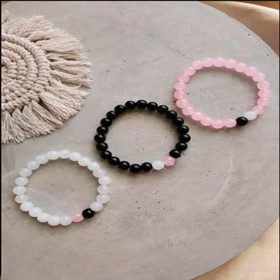 AGASTYA CREATIONS Crystal Bracelet Set(Pack of 4)