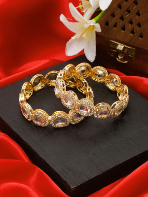 ANOUK Alloy Gold-plated Bangle Set(Pack of 2)