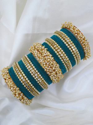 Mayra Creation Metal Bangle Set(Pack of 2)
