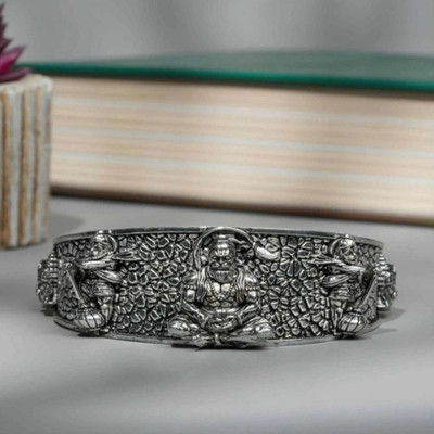 SUKHALAYA Brass Silver Coated Bracelet