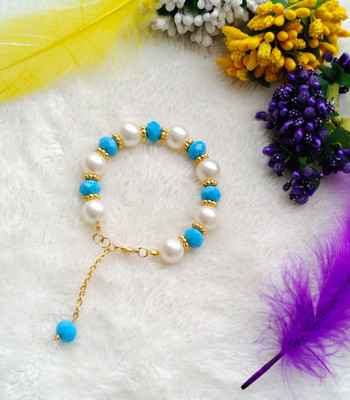 Flaunt N Flourish Crystal, Glass, Plastic Bracelet