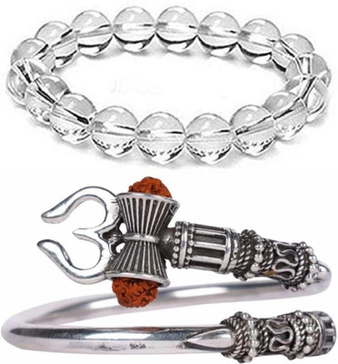 IKONKARR Brass, Crystal Bracelet(Pack of 2)